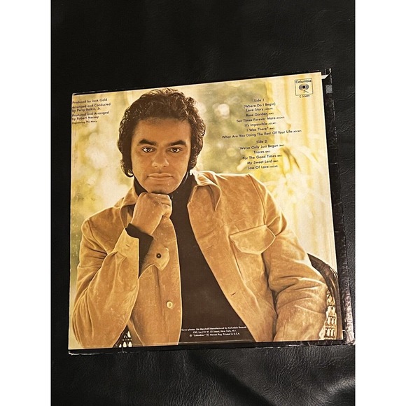 Johnny Mathis Love Story vinyl record C 30499 LP Columbia Records - Picture 2 of 8